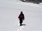 16 Jerome Ryan Climbing The Slope From The East Rongbuk Glacier To Lhakpa Ri Camp I